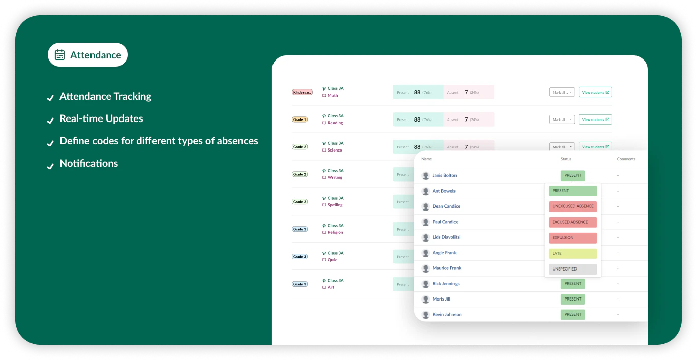 screenshot of DreamClass