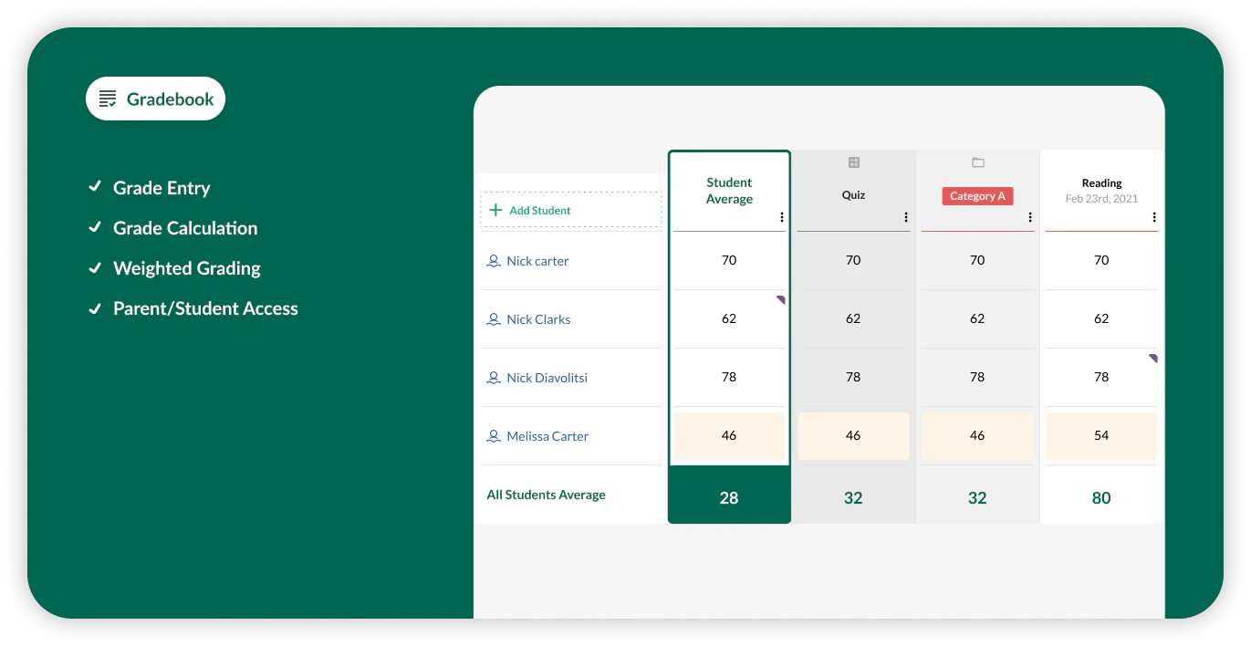 screenshot of DreamClass