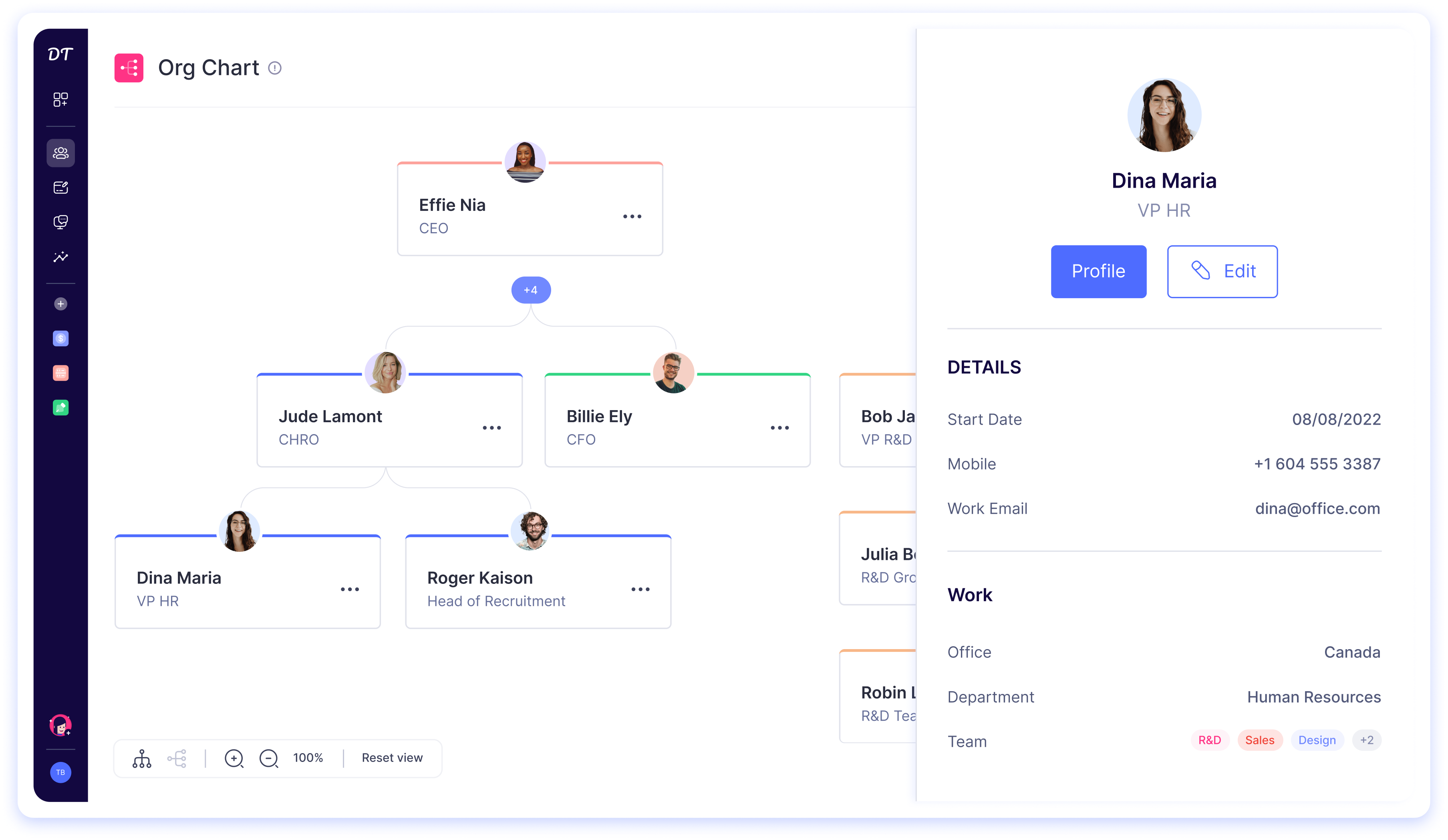 screenshot of DreamTeam