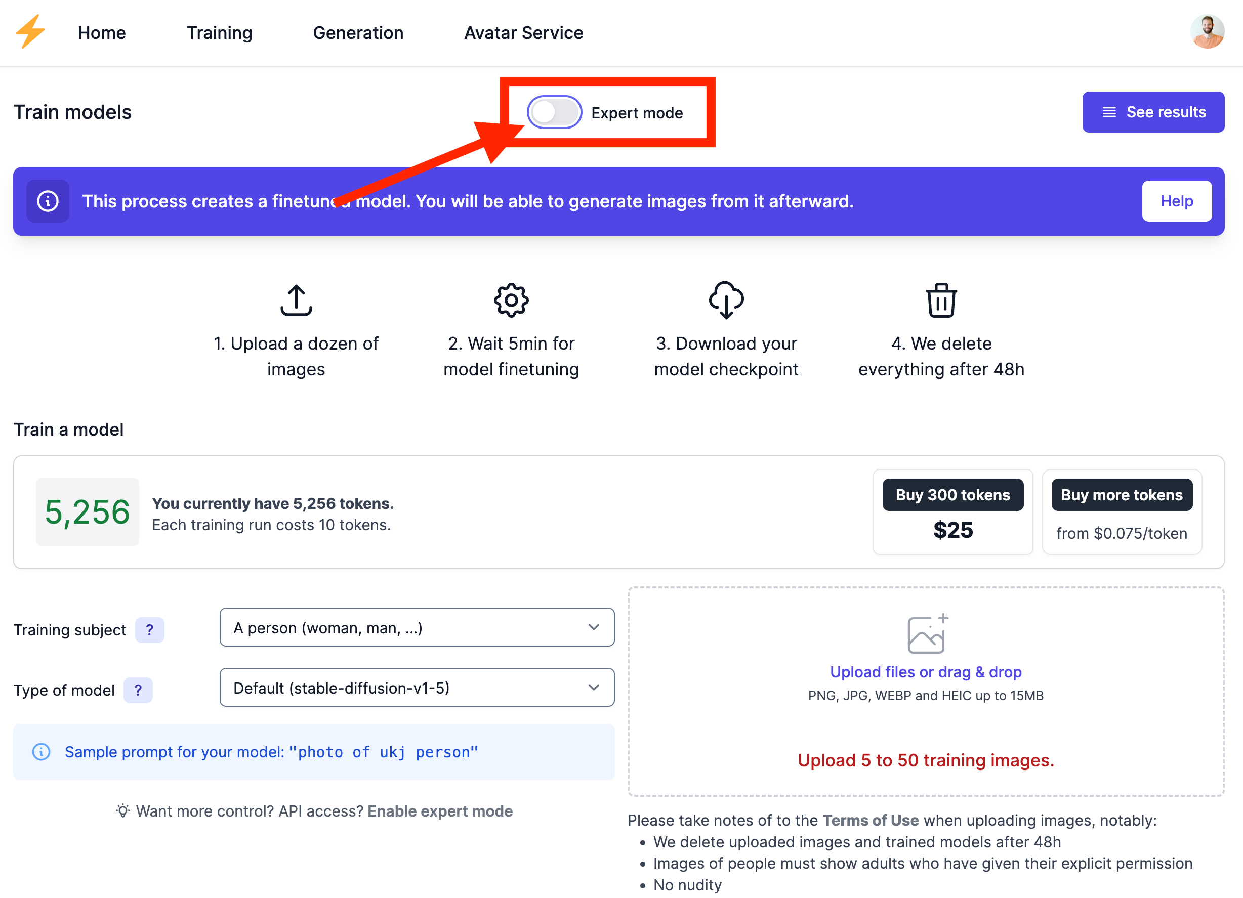 screenshot of Dreamlook.ai