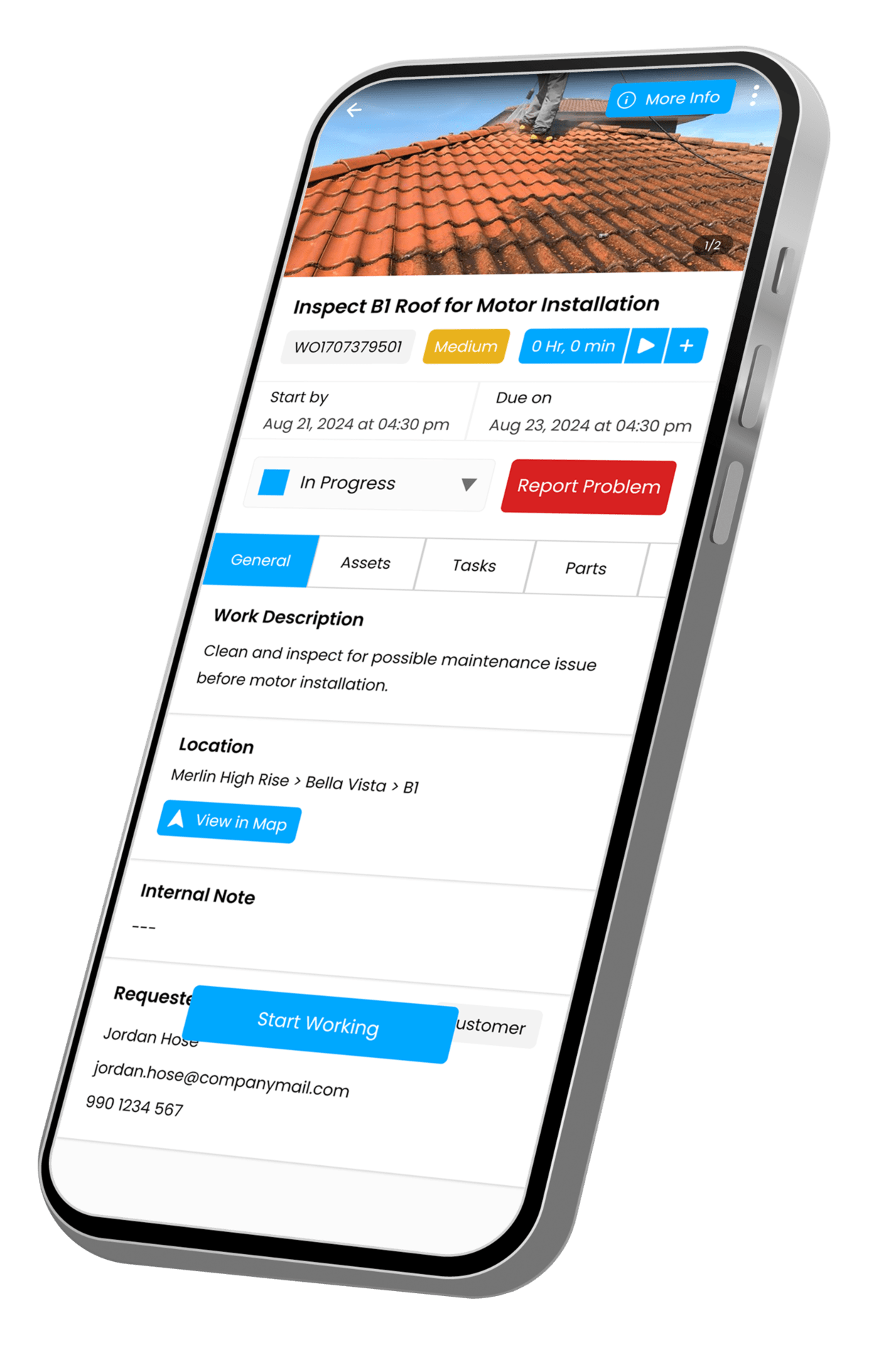 screenshot of DreamzCMMS