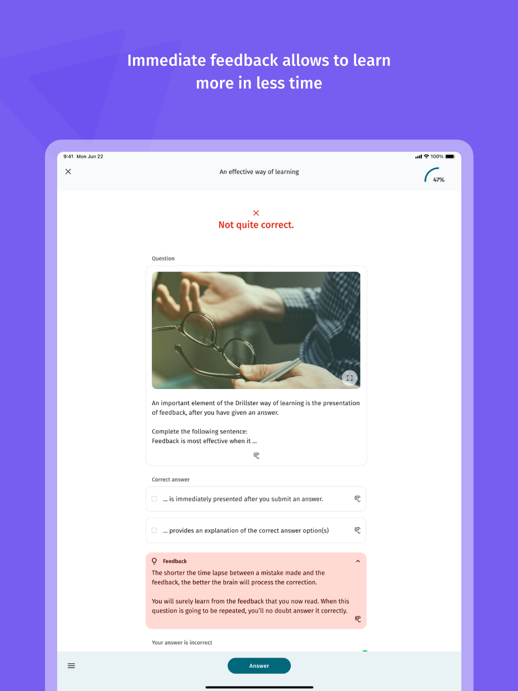 screenshot of Drillster