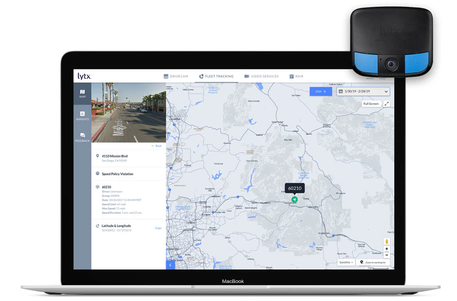screenshot of DriveCam