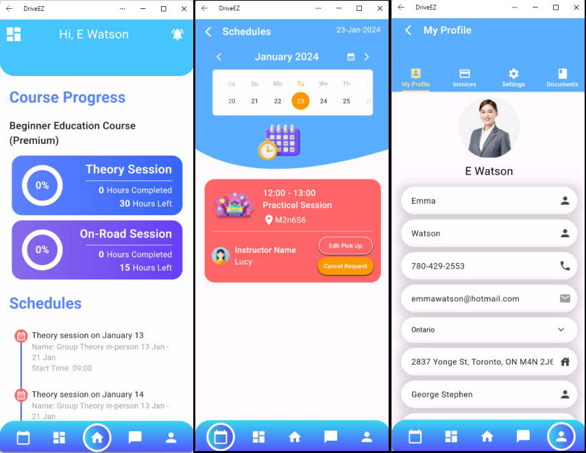 screenshot of DriveEZ
