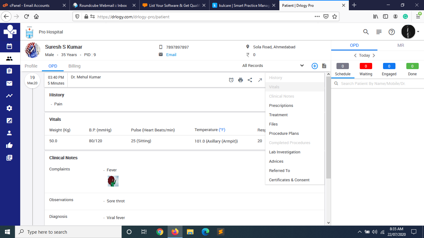 screenshot of Drlogy