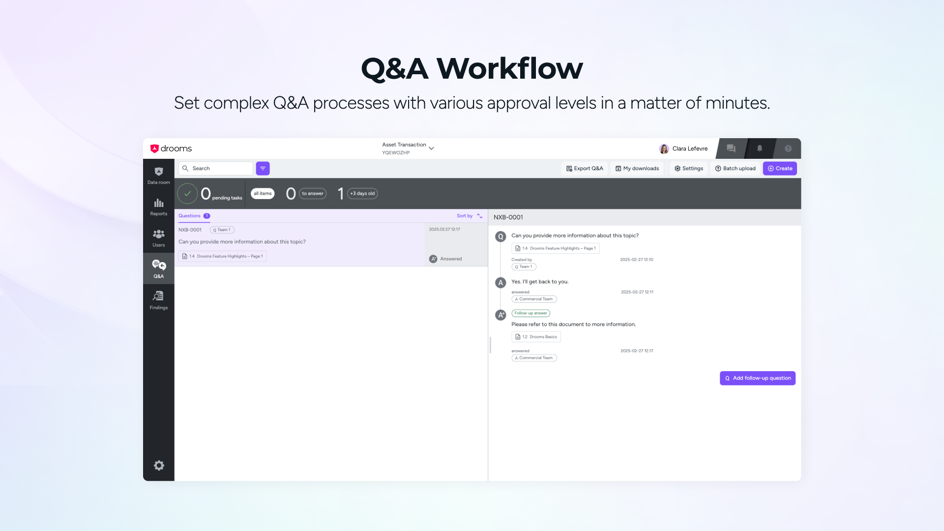 screenshot of Drooms