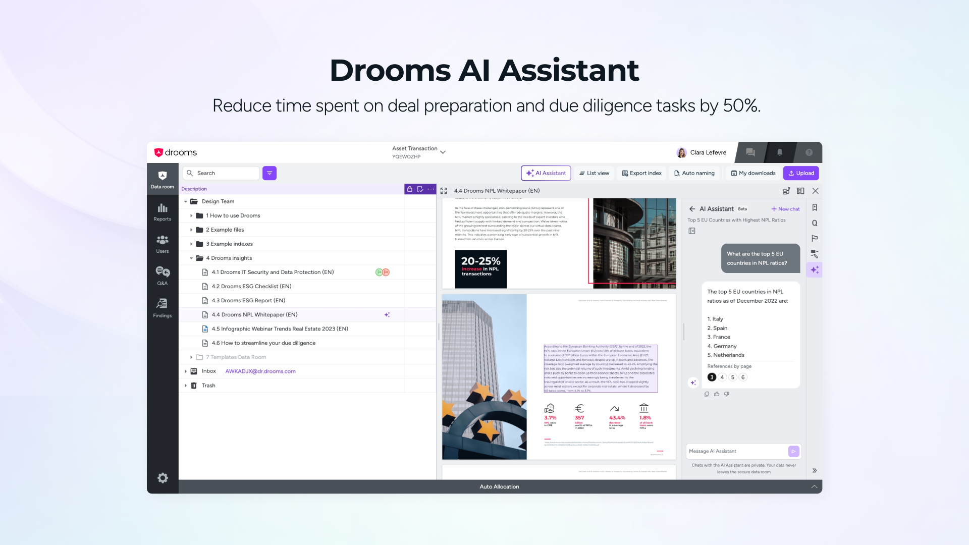 screenshot of Drooms