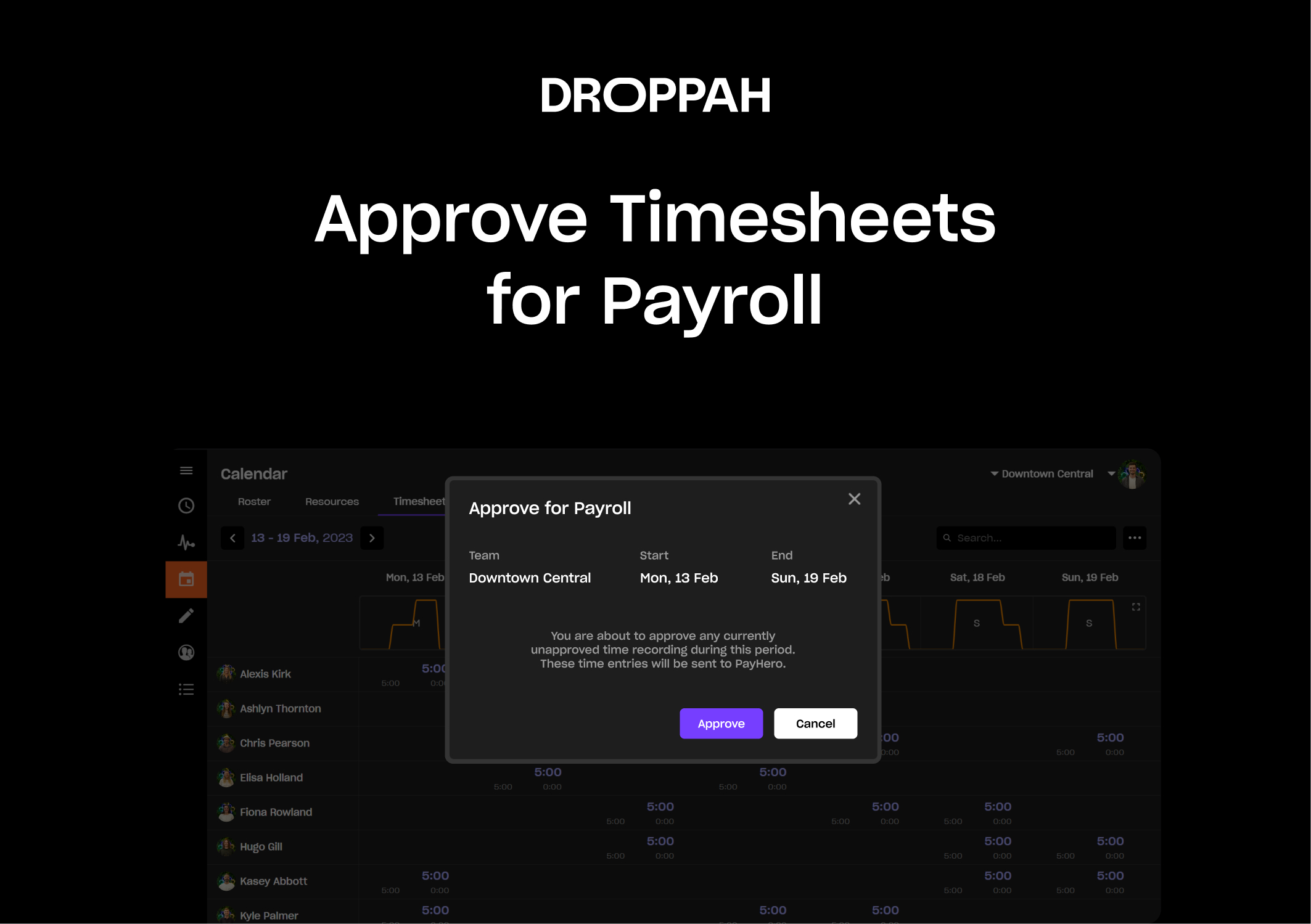 screenshot of Droppah