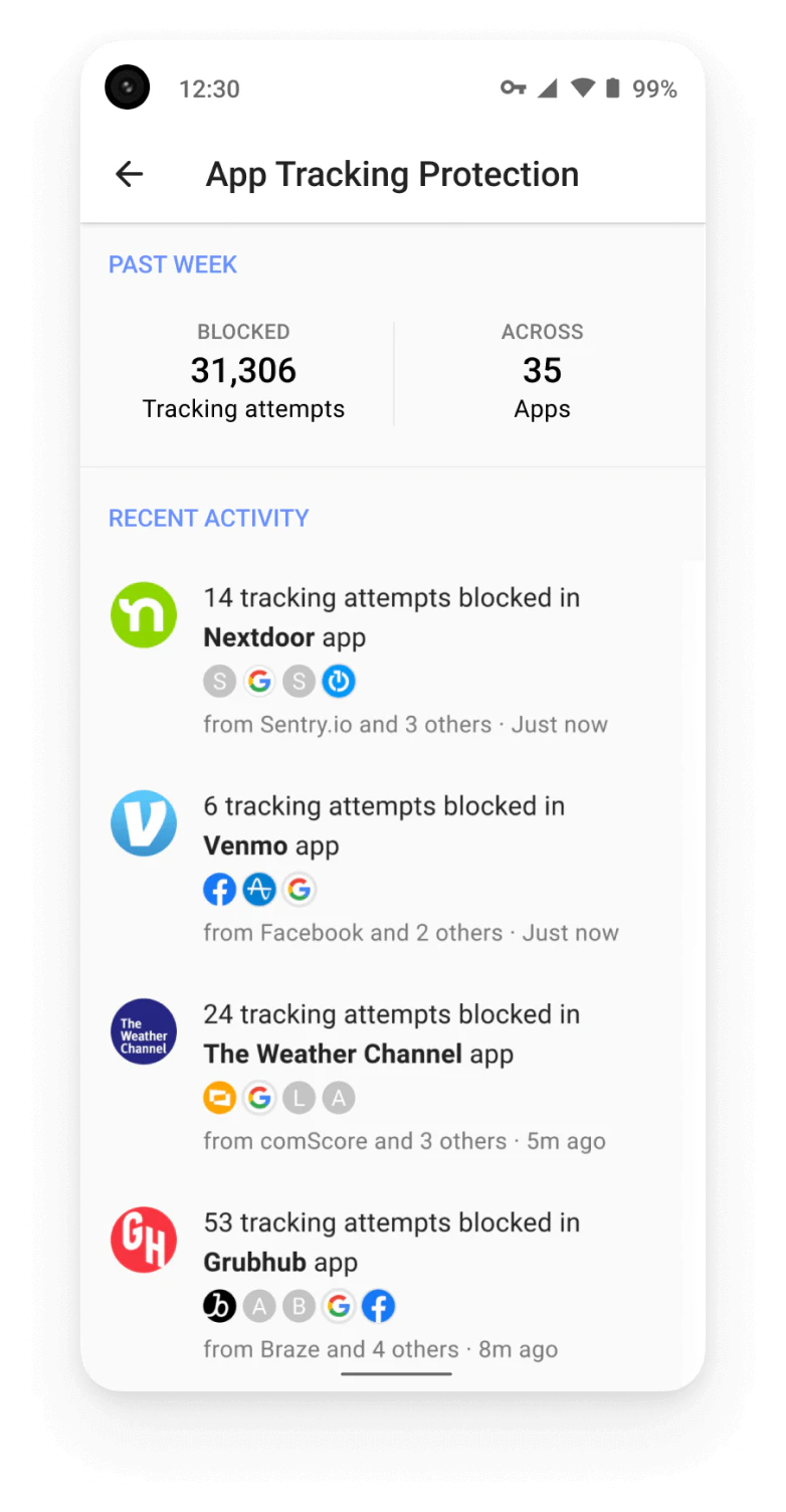 screenshot of DuckDuckGo