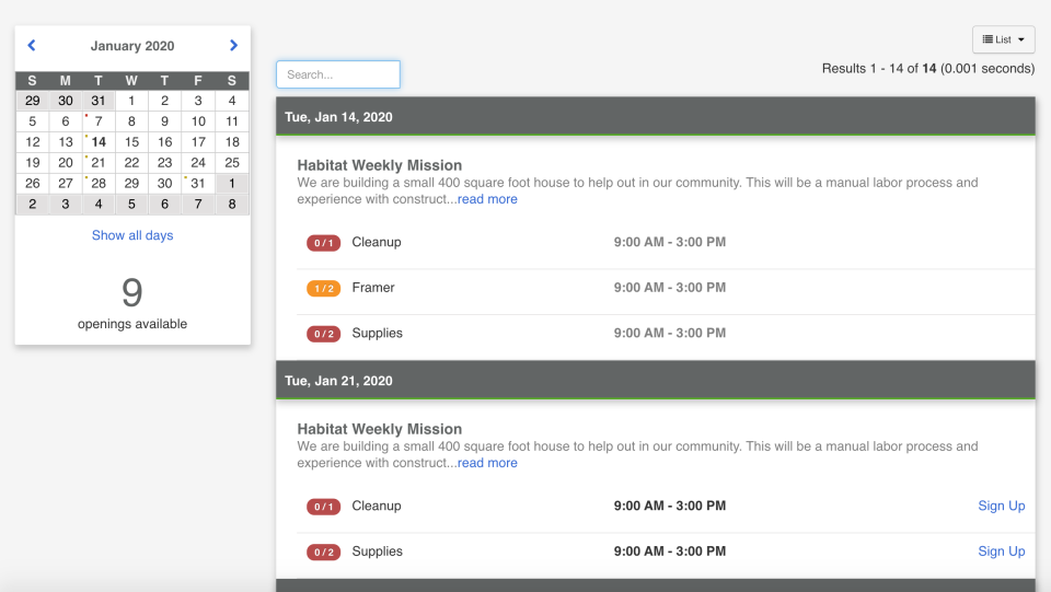 screenshot of Duplie