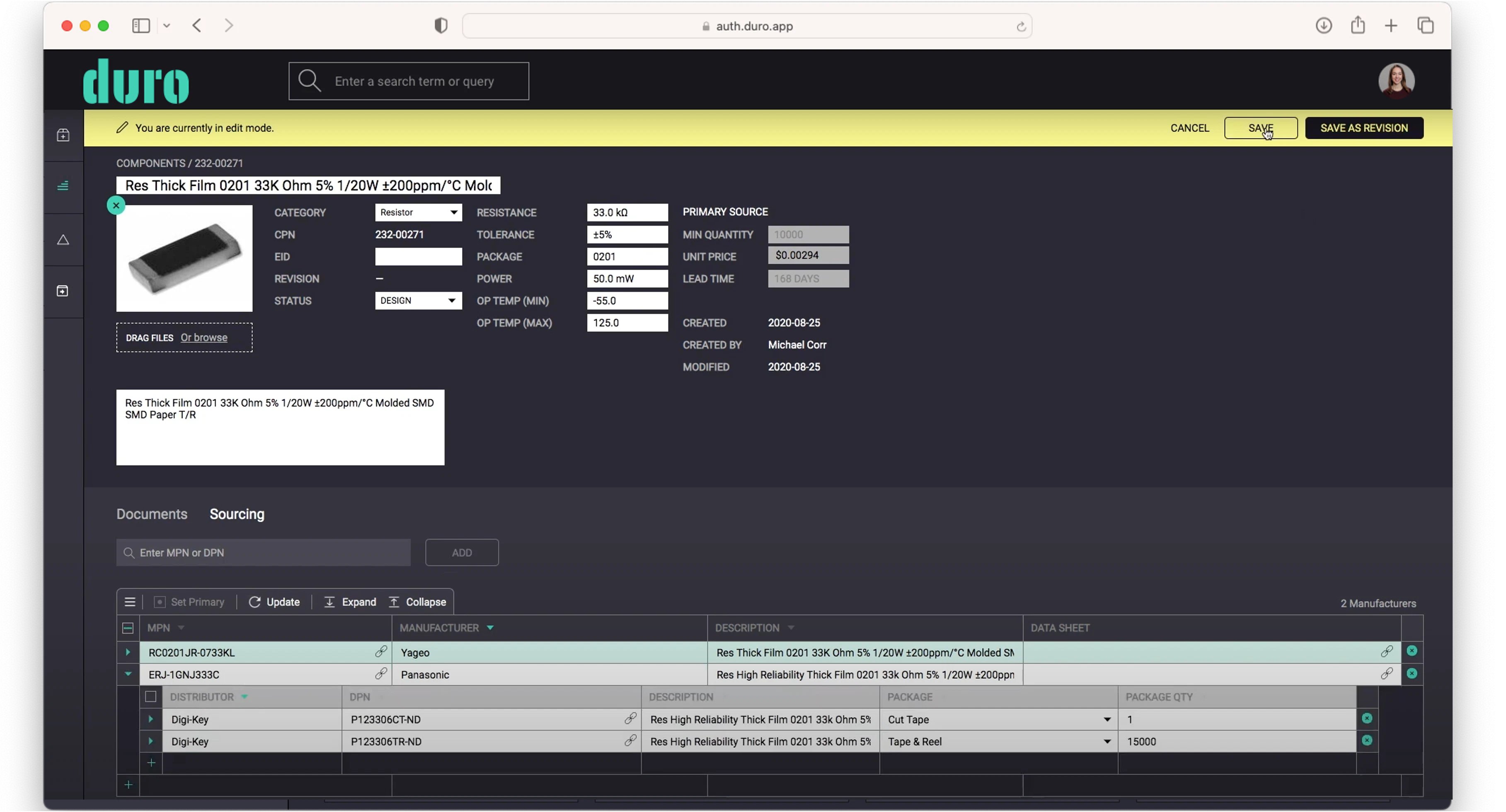 screenshot of Duro