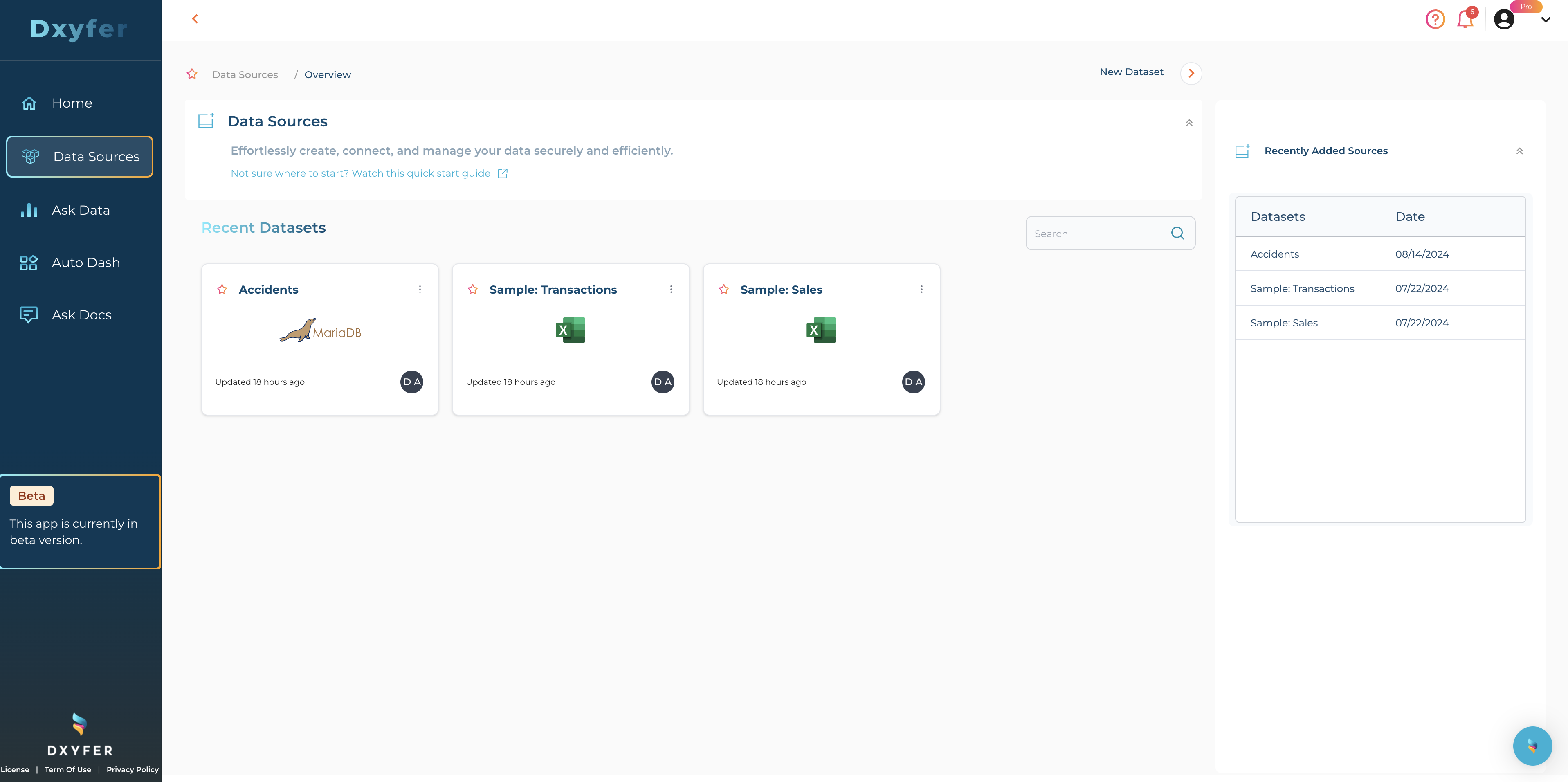 screenshot of Dxyfer