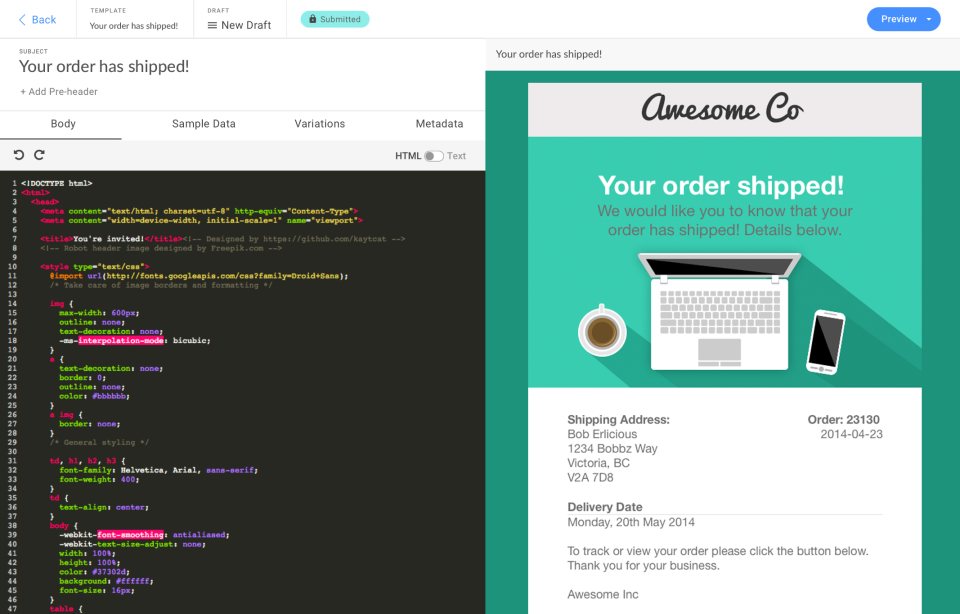 screenshot of Dyspatch