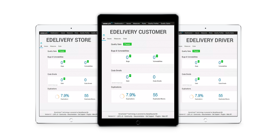 screenshot of E-Delivery