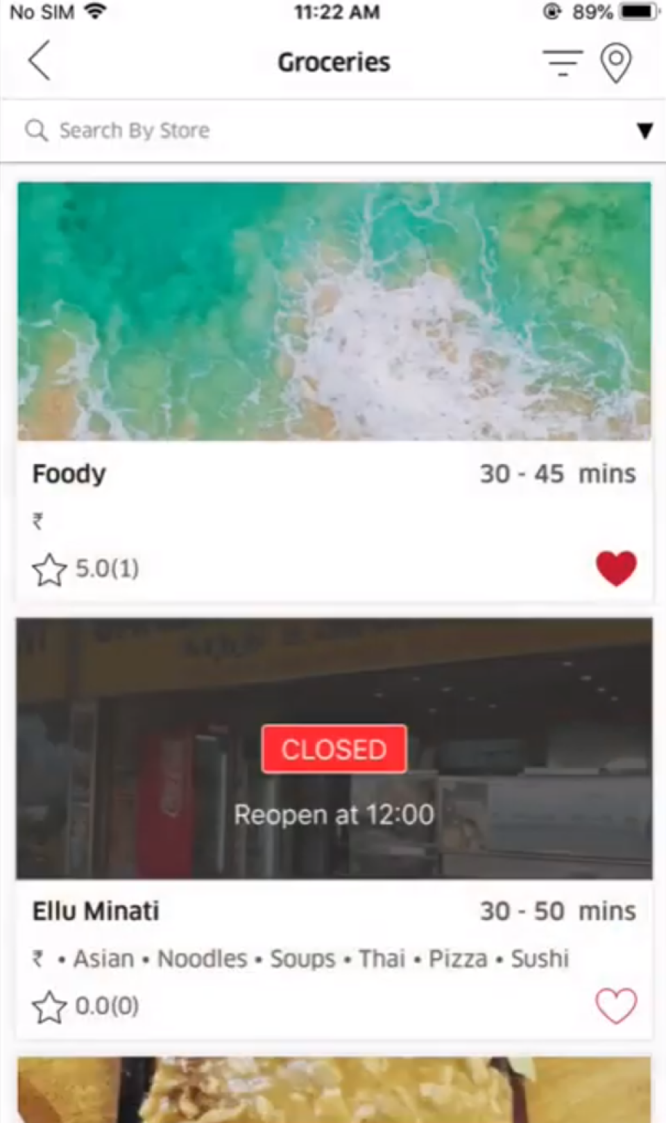 screenshot of E-Delivery