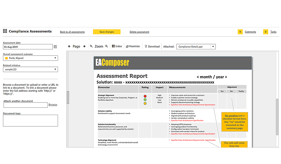 screenshot of EAComposer
