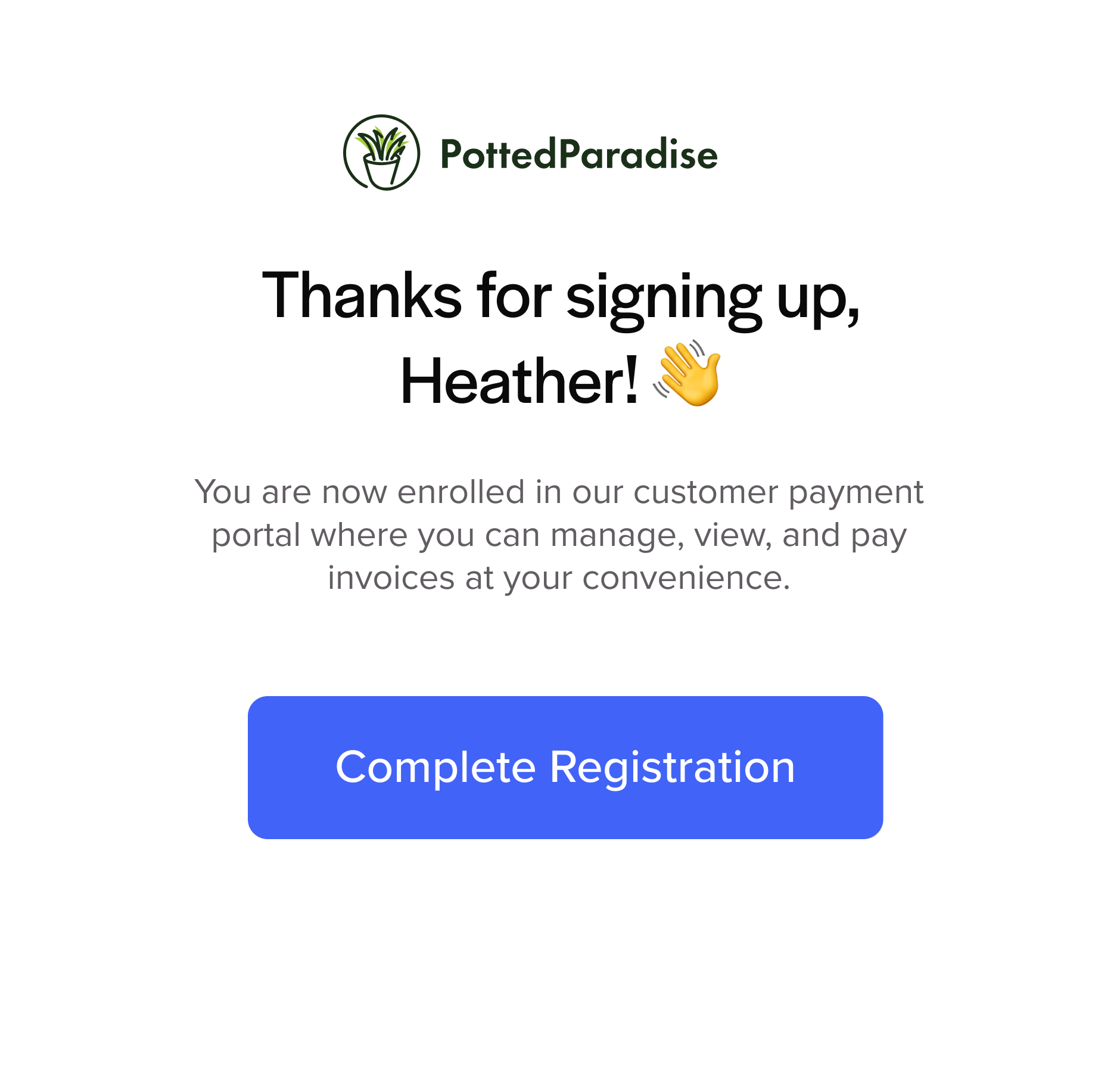 screenshot of EBizCharge