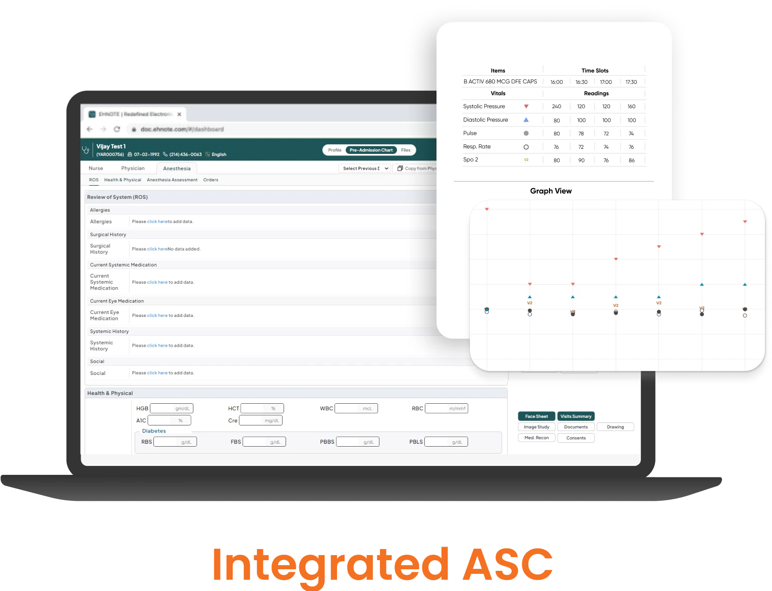 screenshot of EHNOTE