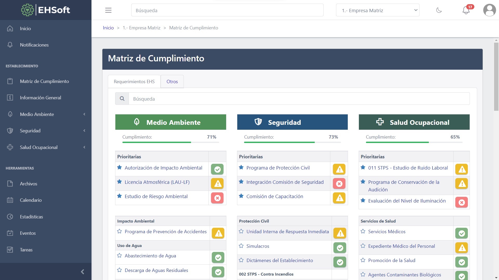 screenshot of EHSoft