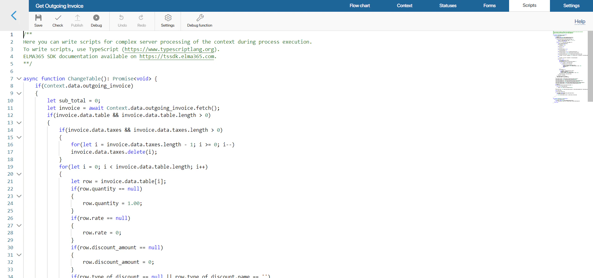 screenshot of ELMA365