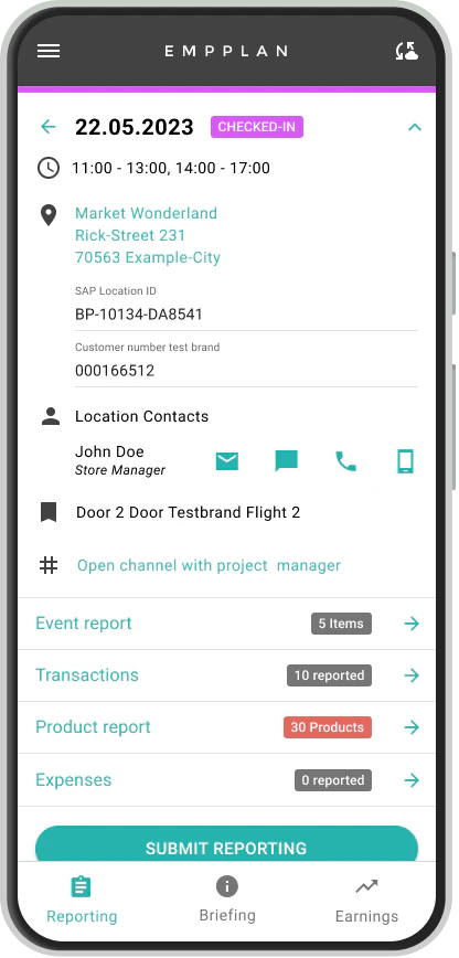 screenshot of EMPPLAN