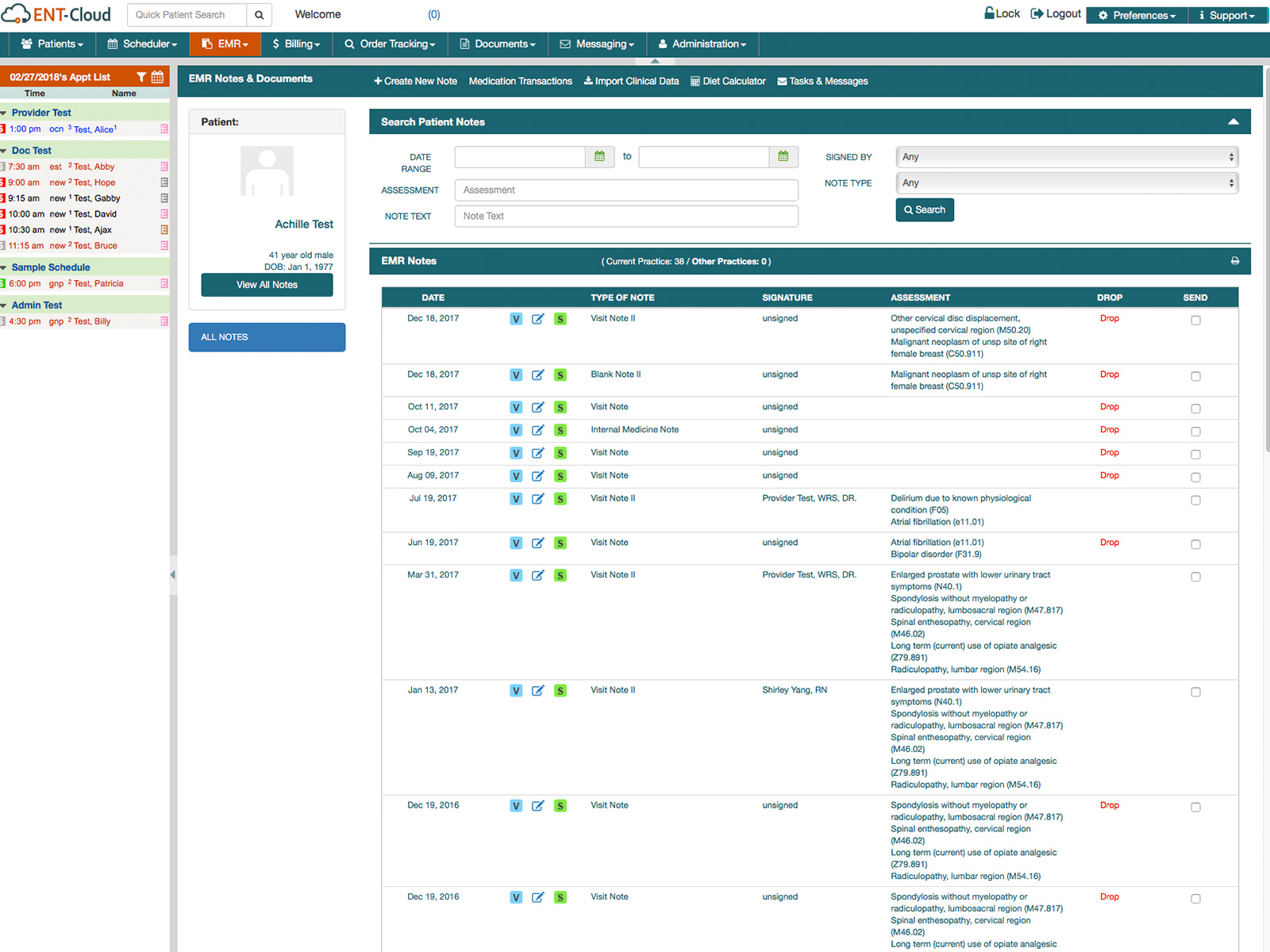 screenshot of ENT-Cloud