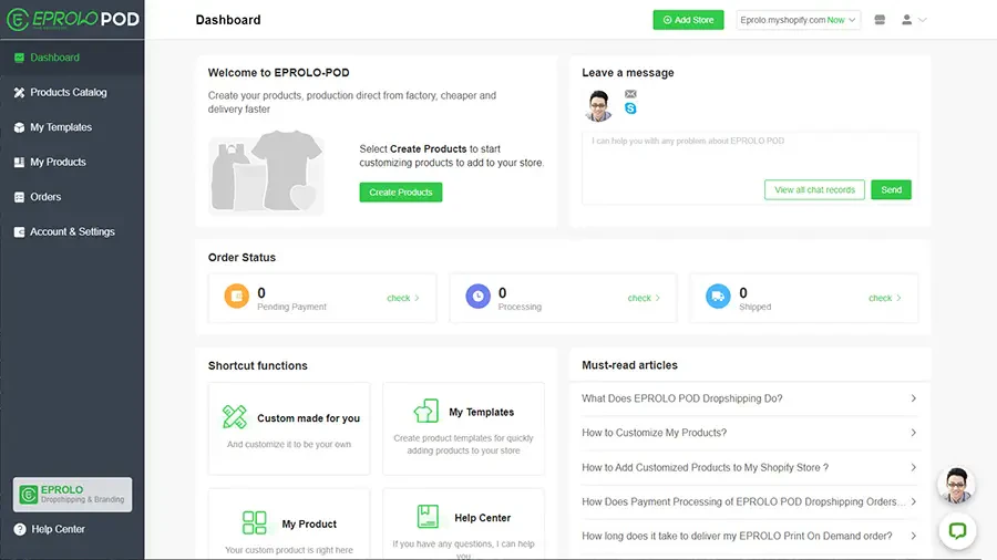 screenshot of EPROLO
