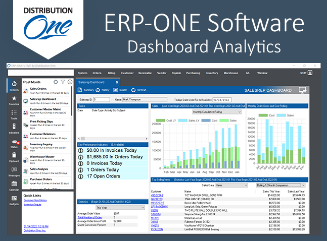 screenshot of ERP-ONE