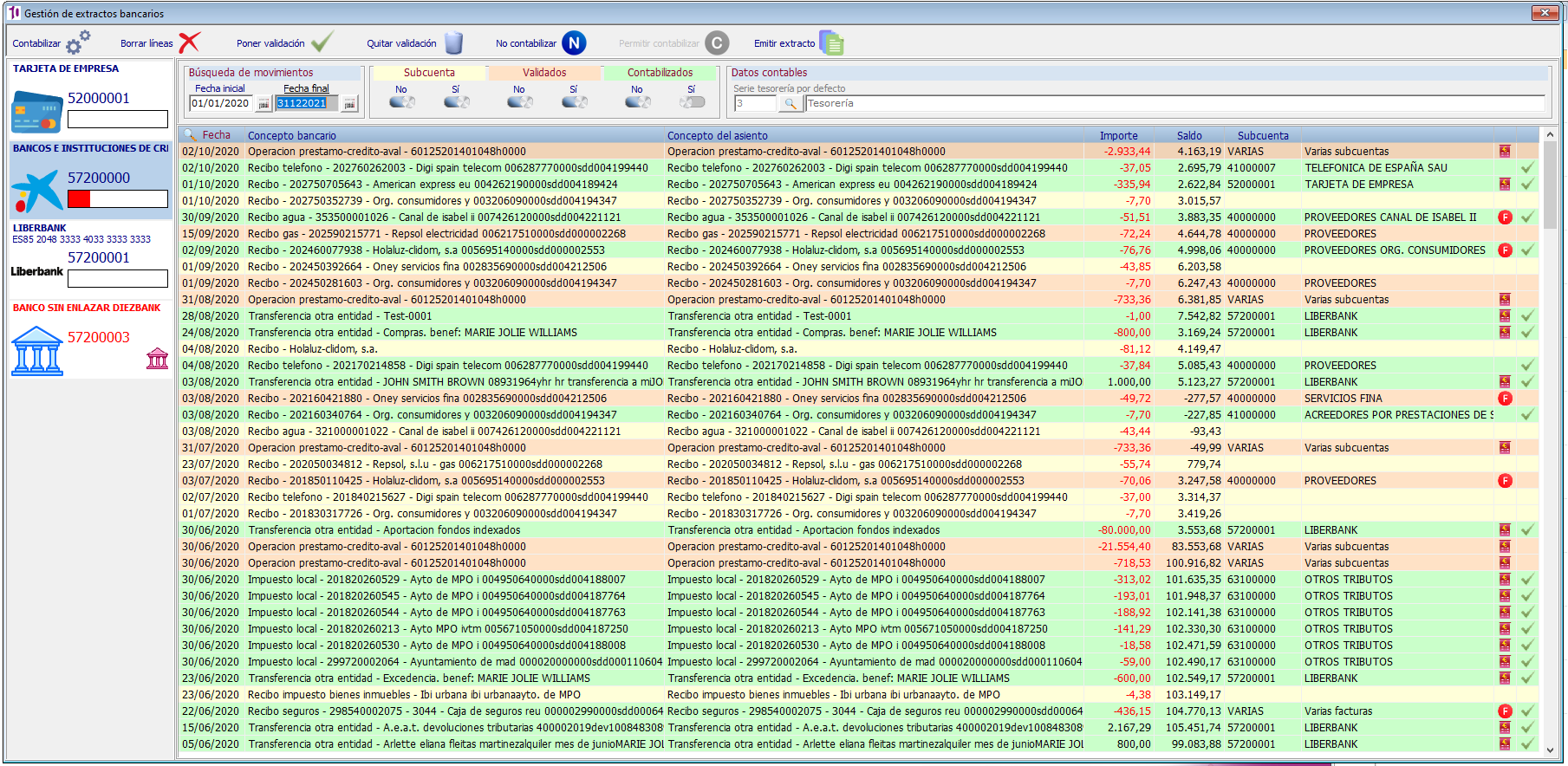 screenshot of ERPdiez