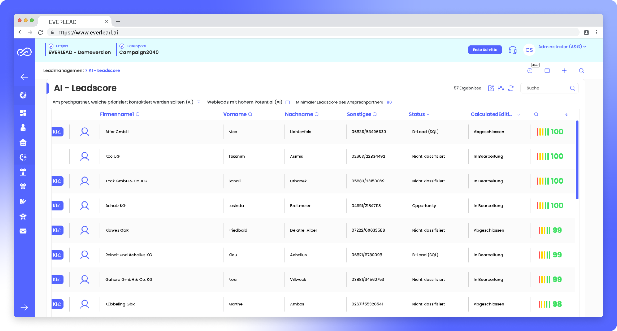 screenshot of EVERLEAD