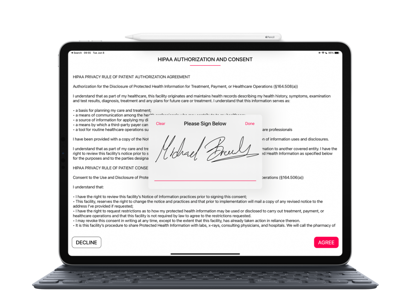 screenshot of EZDERM