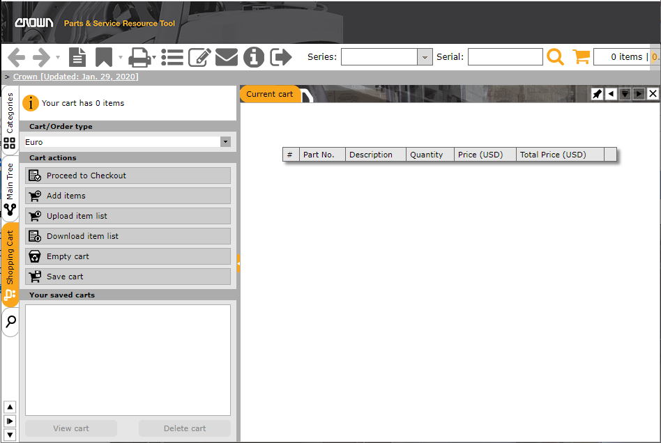 screenshot of EZPARTS