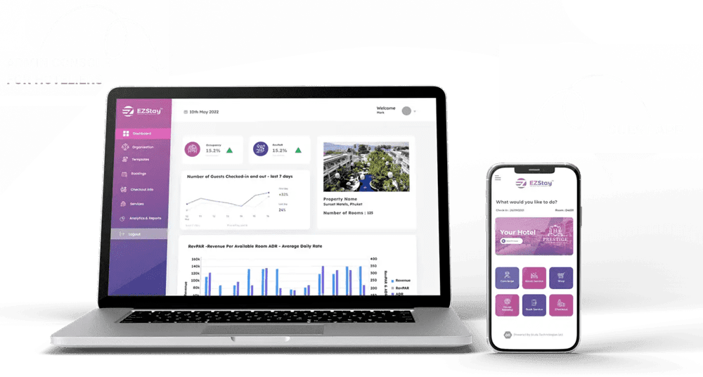 screenshot of EZStay