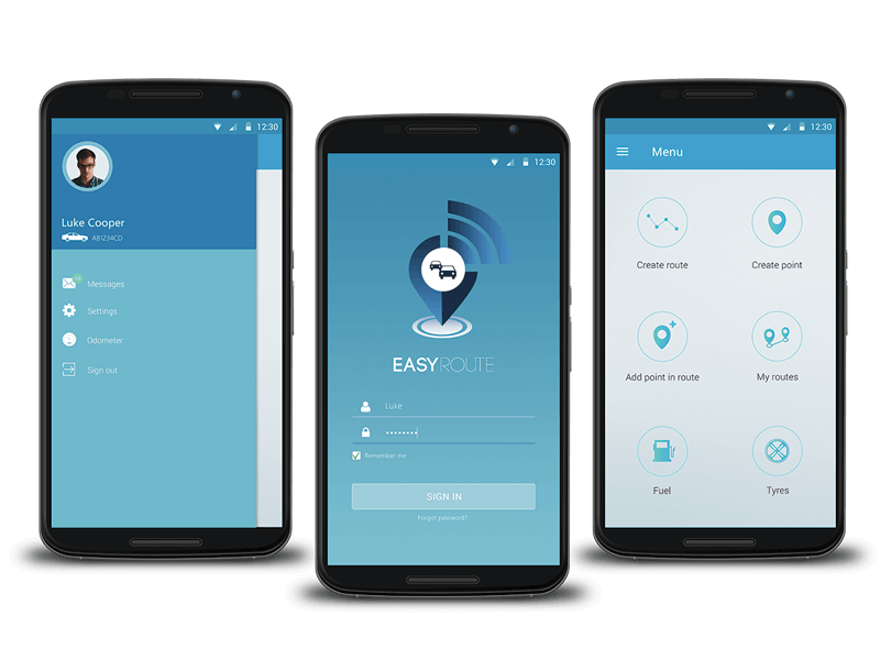 screenshot of EZtoTrack