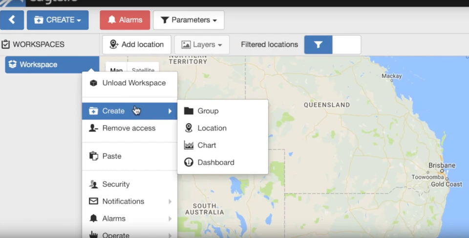 screenshot of Eagle.io