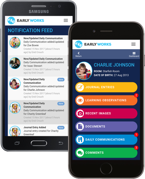 screenshot of EarlyWorks