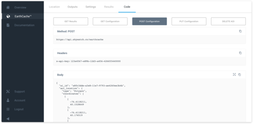 screenshot of EarthCache