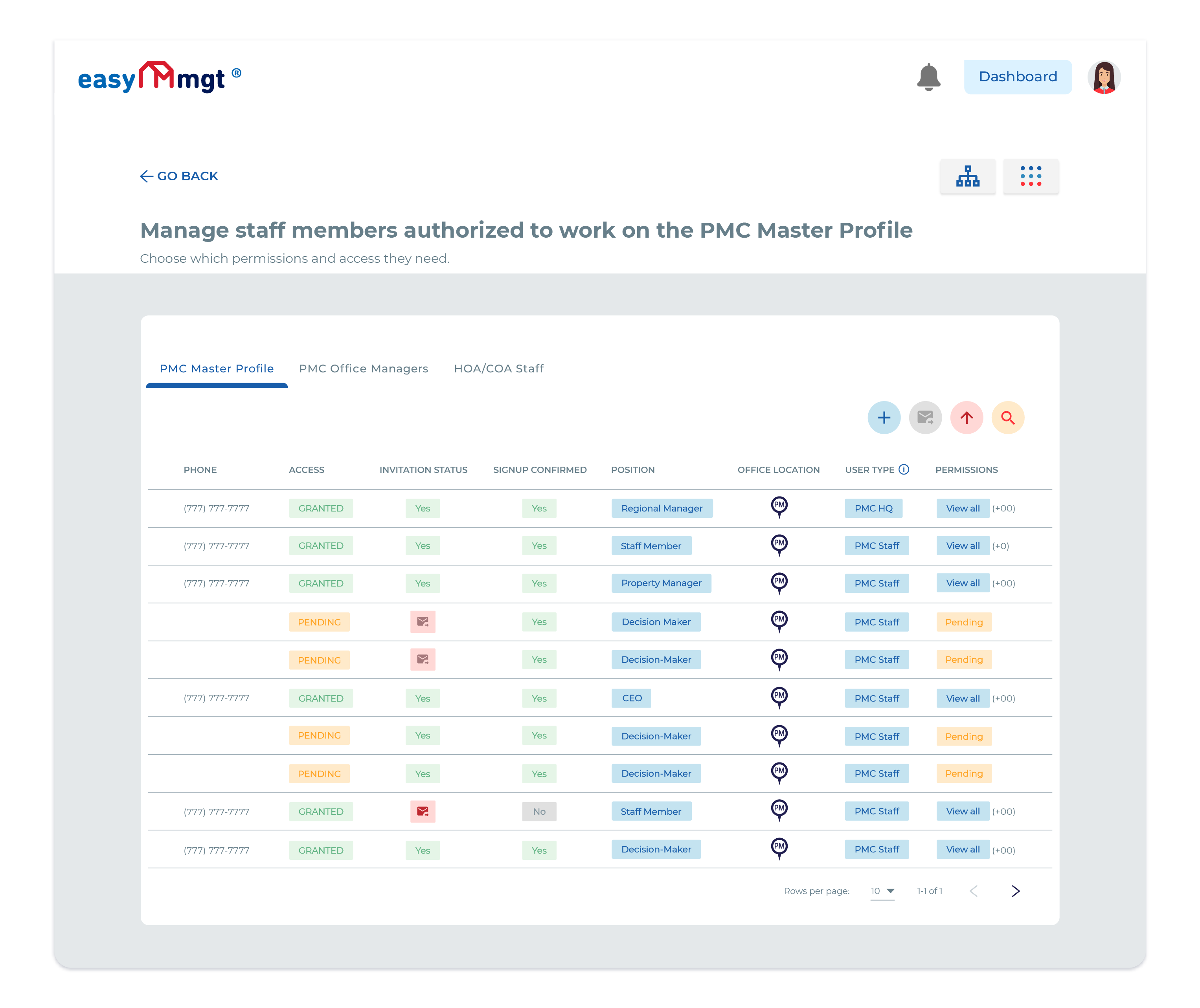 screenshot of Easy-MGT