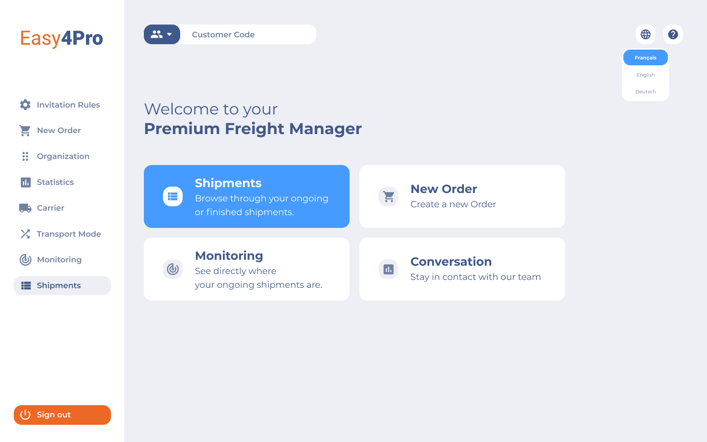 screenshot of Easy4Pro