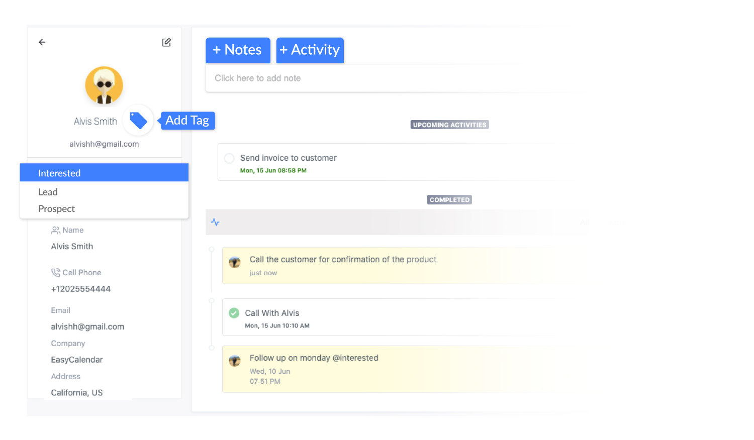 screenshot of EasyCalendar
