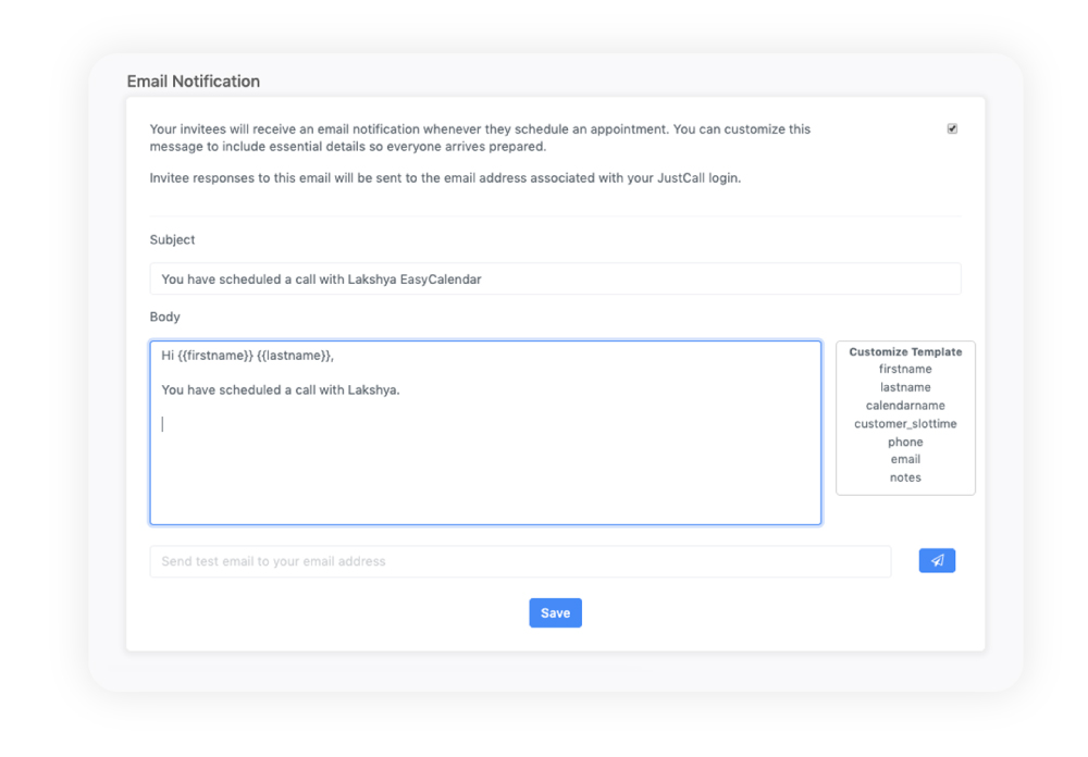 screenshot of EasyCalendar
