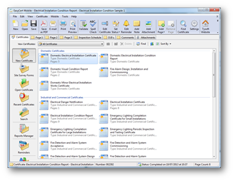 screenshot of EasyCert