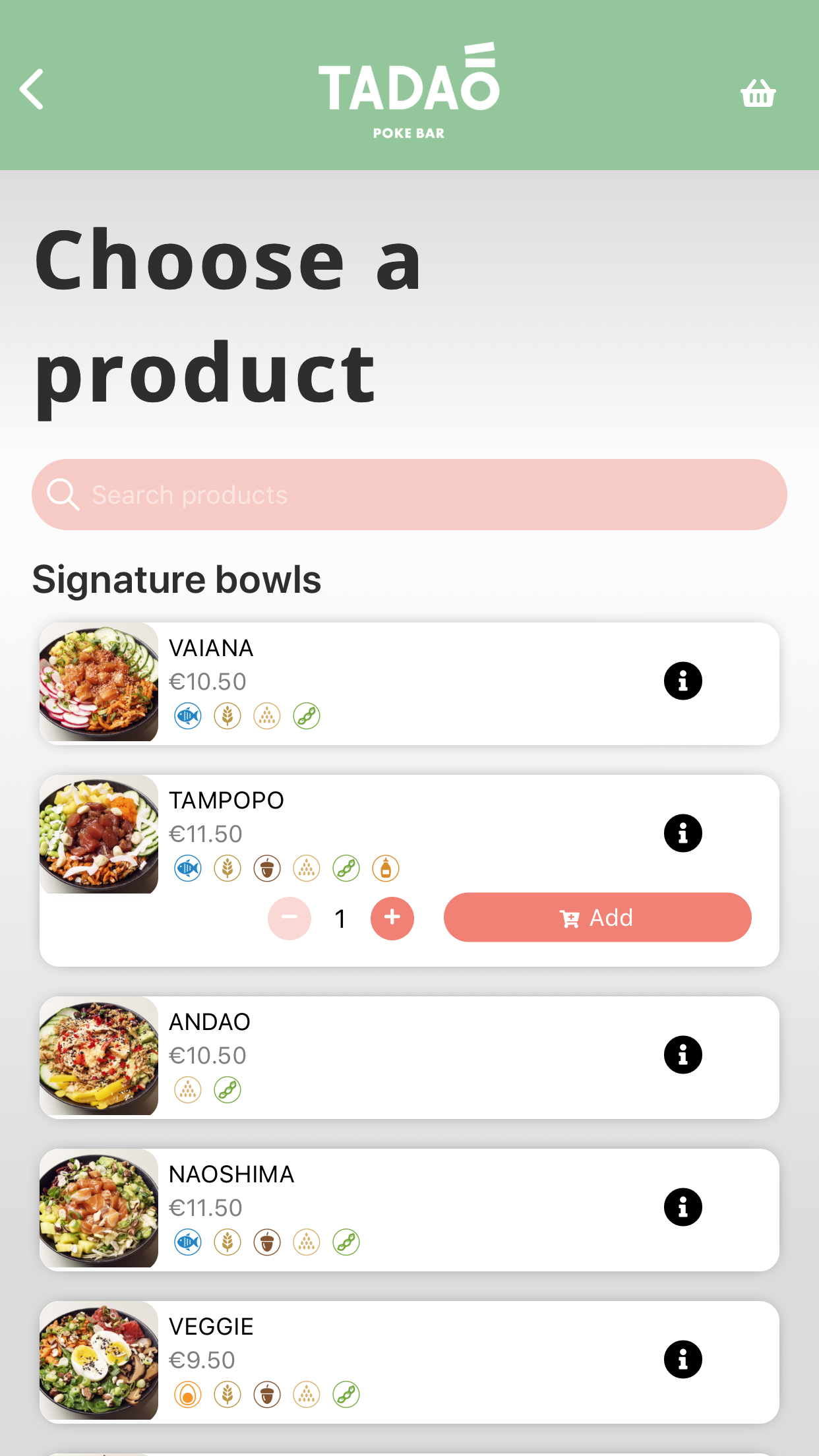 screenshot of EasyOrder