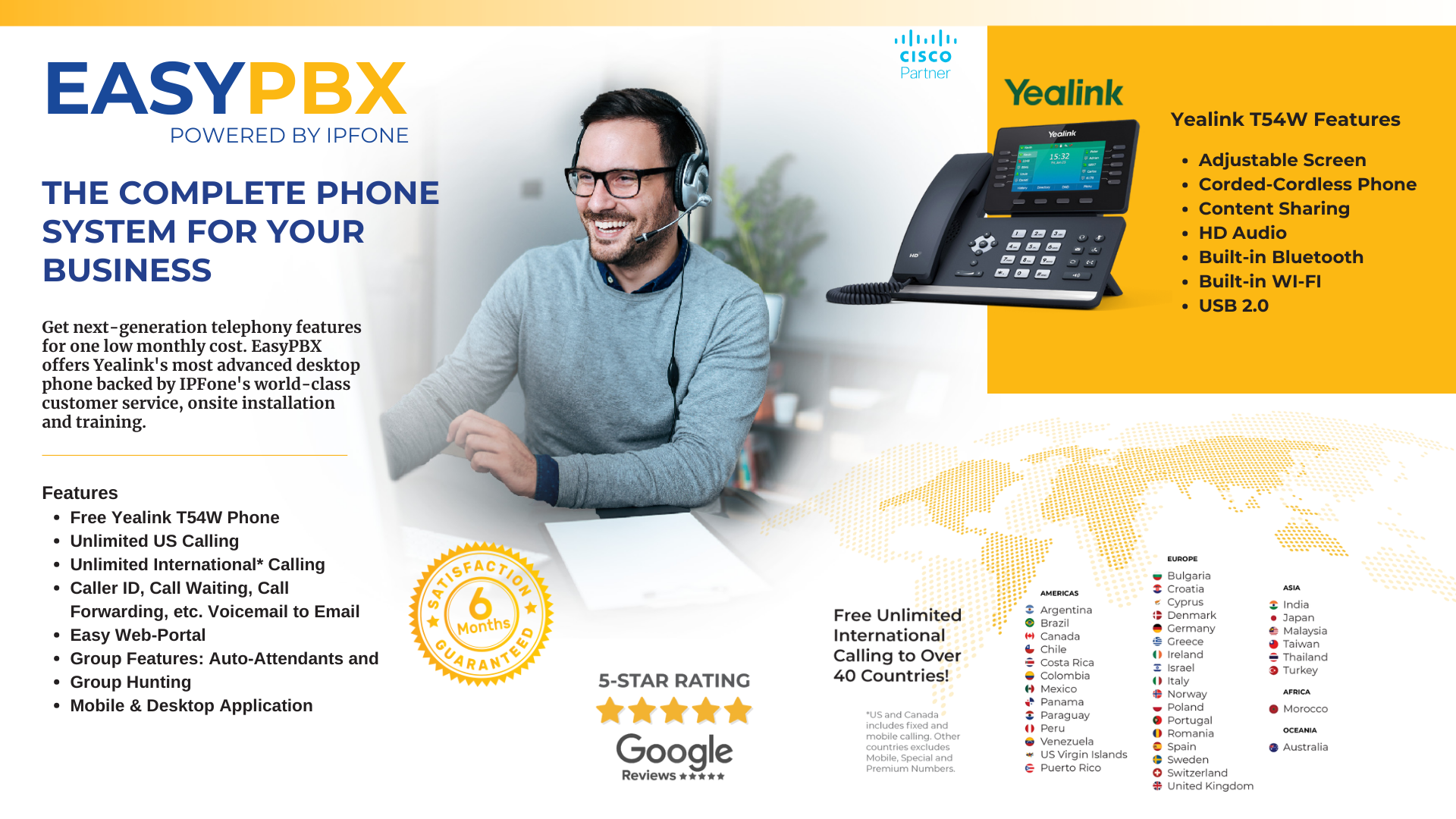 screenshot of EasyPBX