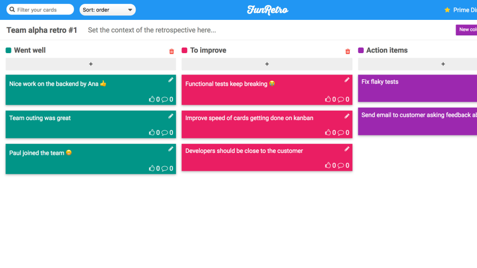 screenshot of EasyRetro