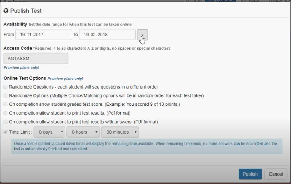 screenshot of EasyTestMaker