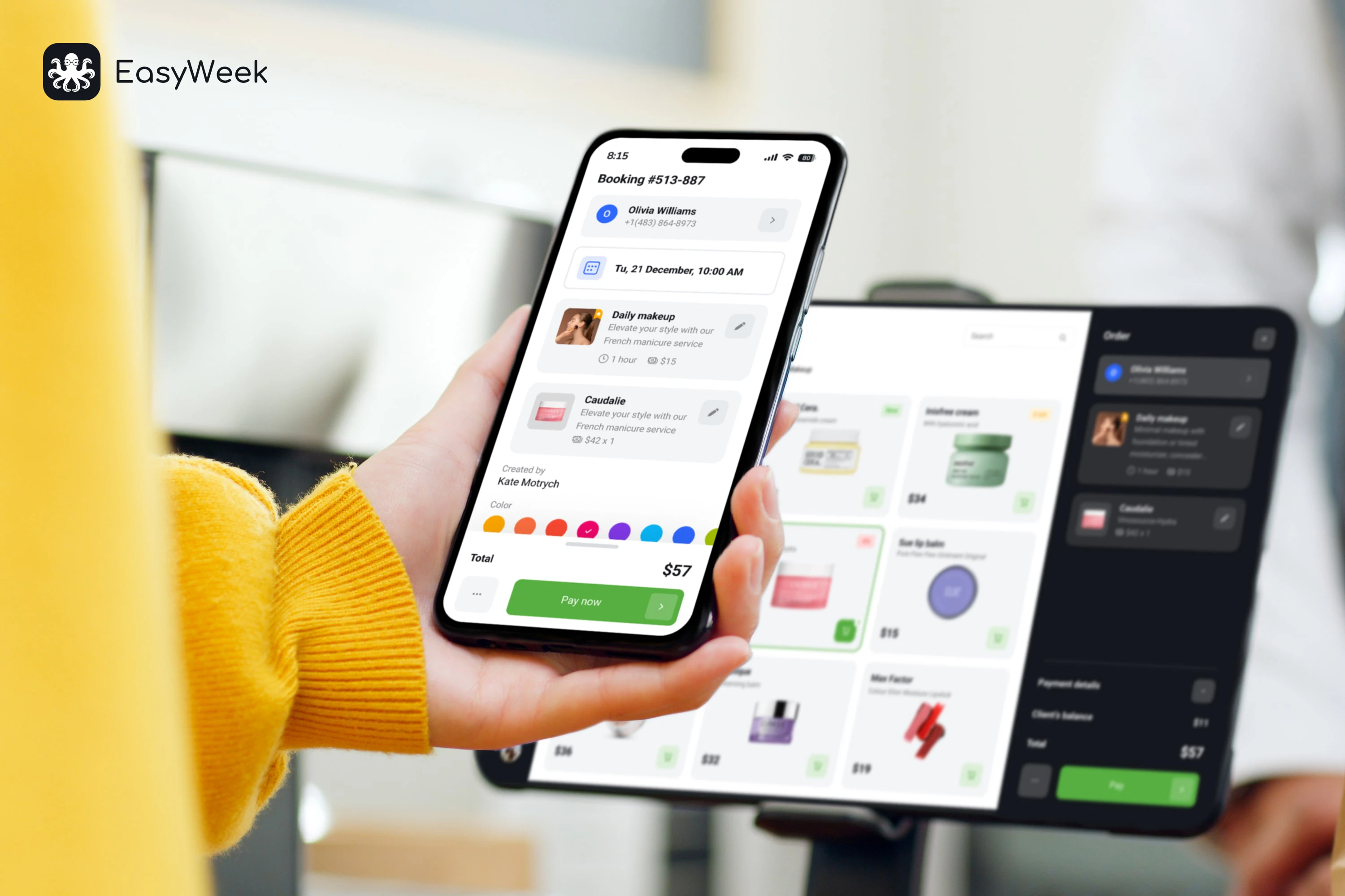 screenshot of EasyWeek