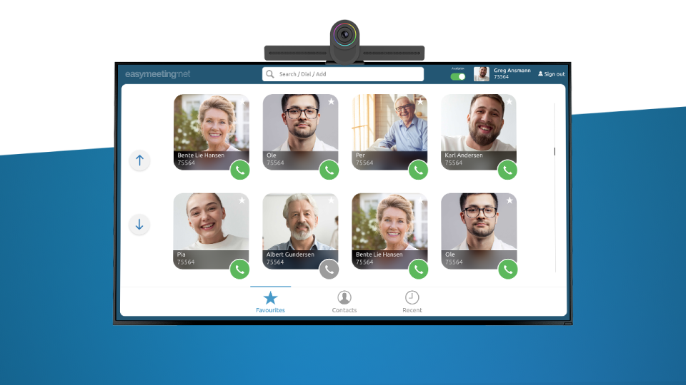 screenshot of Easymeeting