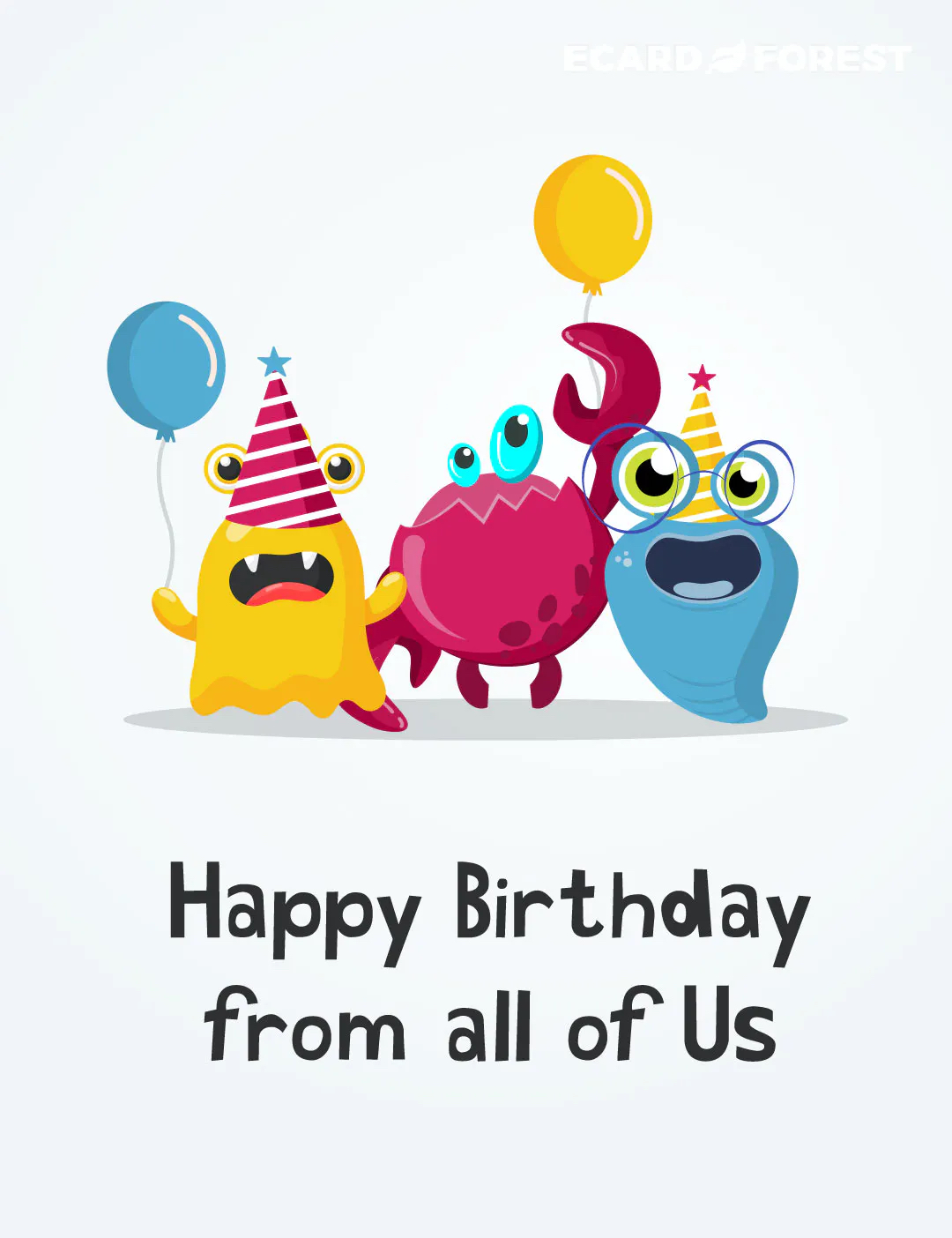 screenshot of EcardForest