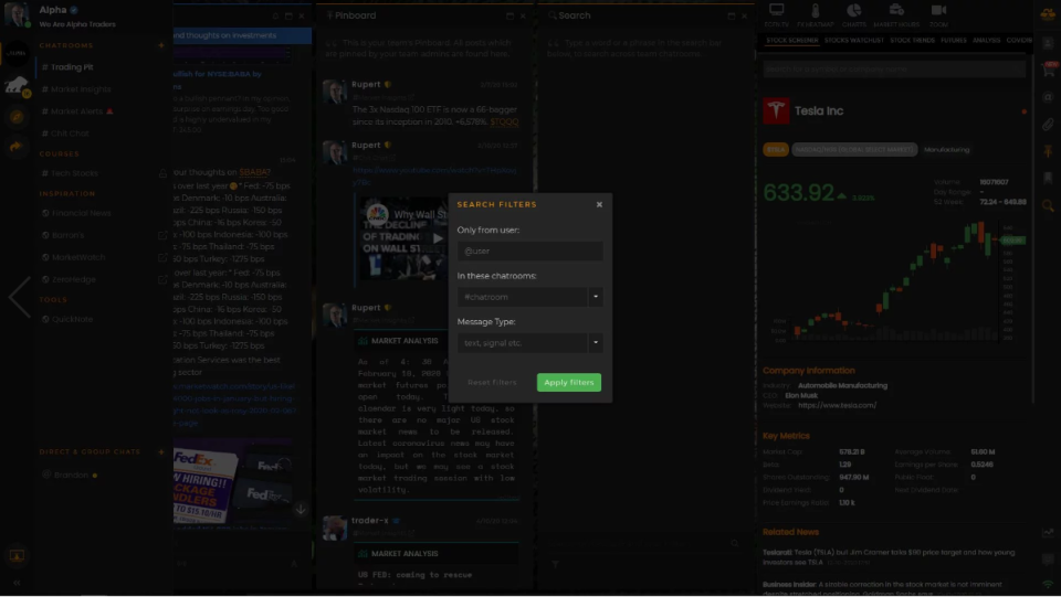 screenshot of Echofin